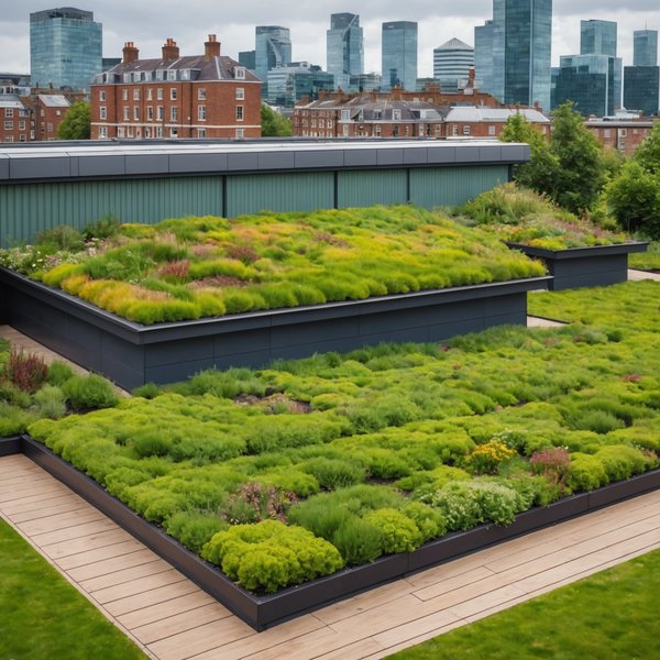 How can you create a sustainable and low-maintenance UK green roof?